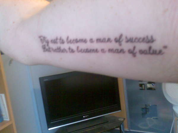 einstein quote tattoo