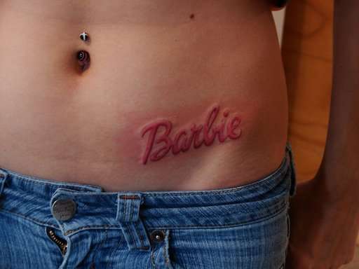 Barbie tattoo