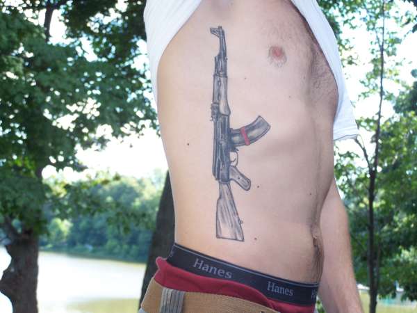 AK-47 tattoo