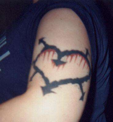 Bleeding Heart tattoo