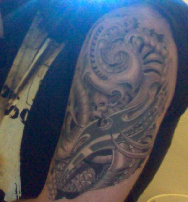start of my sleeve tattoo