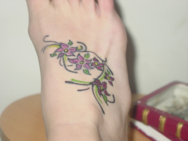 My foot OUCH tattoo