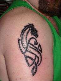 Celtic Dragon tattoo