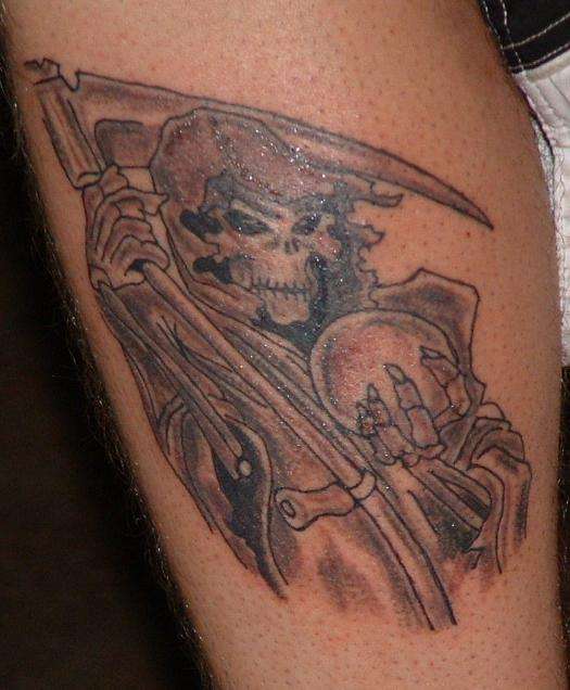 grim reaper tattoo design