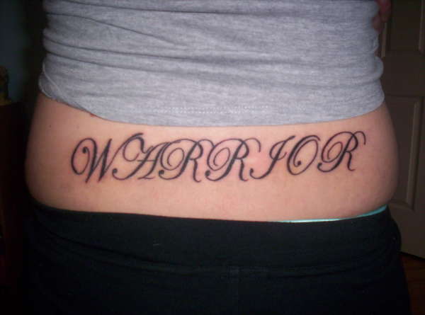 lower back tattoo