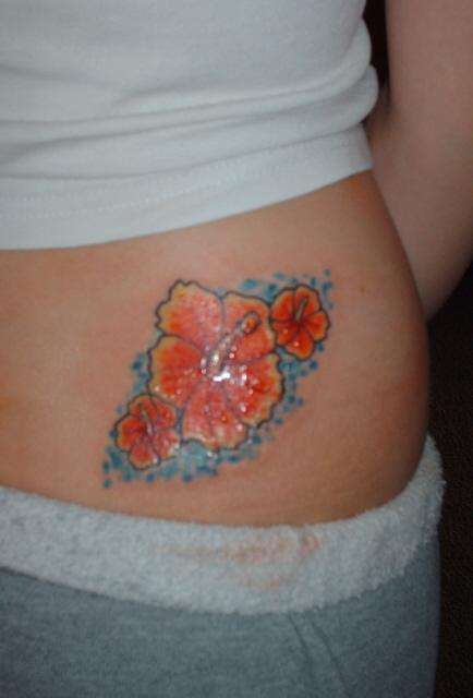 Hibiscus tattoo