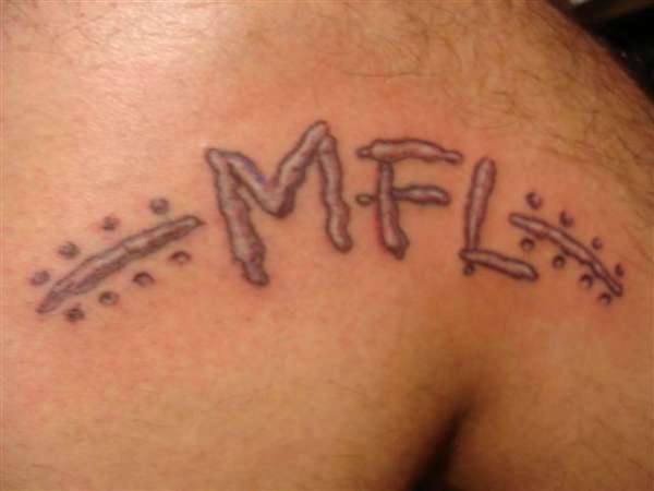 "Marked For Life" tattoo