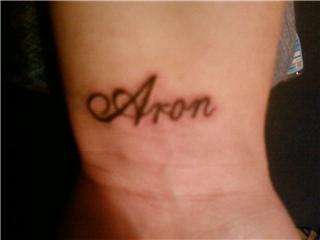 Aron - my 3rd tattoo tattoo