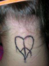 Peace & Love tattoo