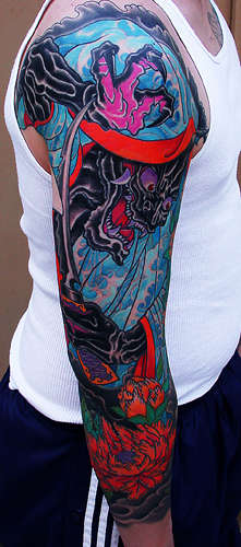 demon tattoo