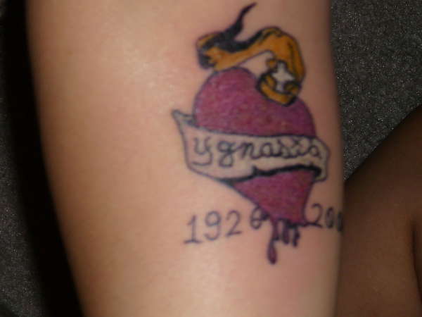 for my wifes greatgrandma tattoo