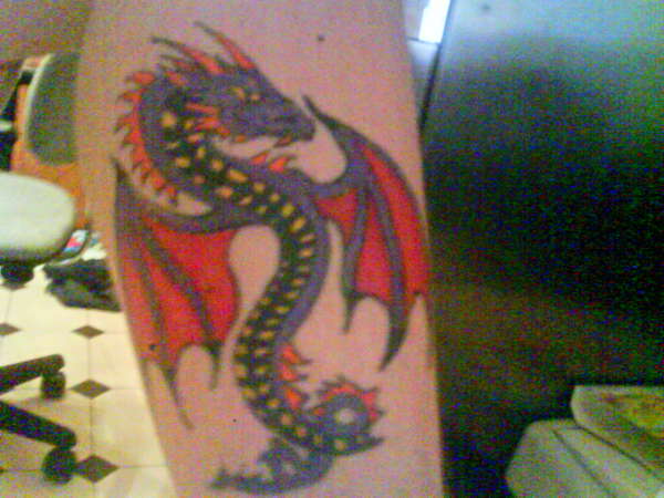 my 1st tat when i was 15 tattoo