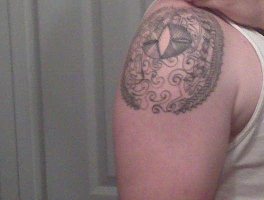 Shoulder tattoo