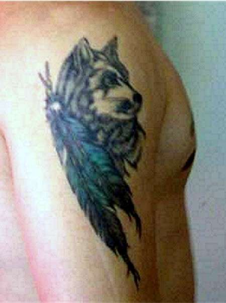Wolf Head tattoo