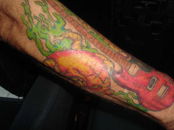 sg bass design tattoo