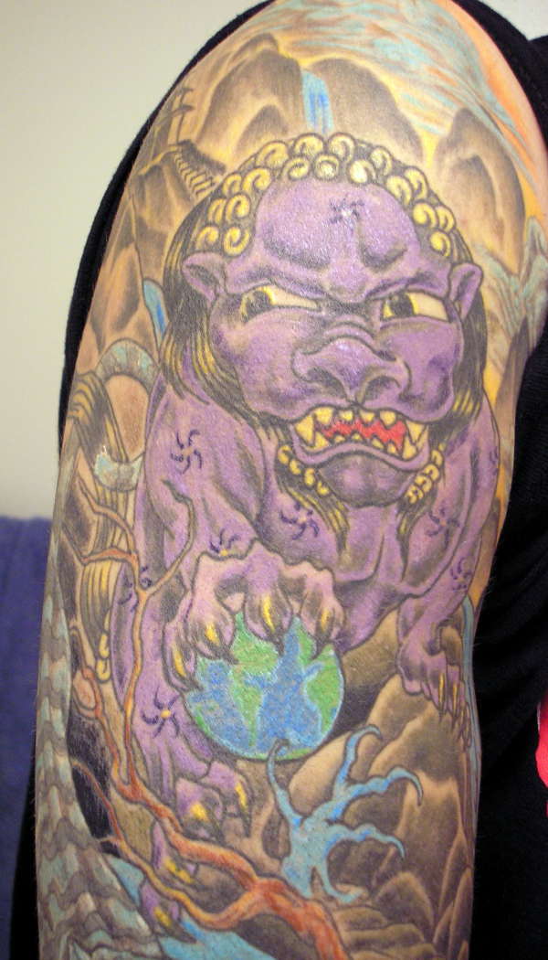 Part of Family Sleeve tattoo