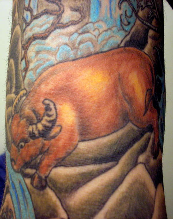 Part of Family Sleeve tattoo