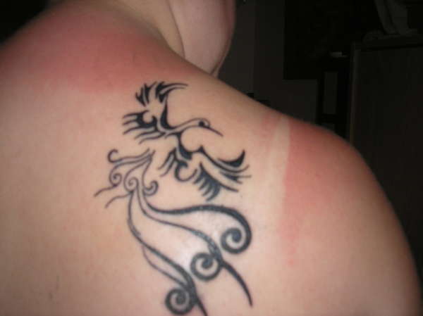 Life after Death Phoenix - Tribal tattoo