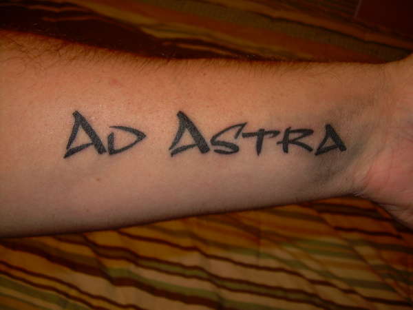 left forearm tattoo