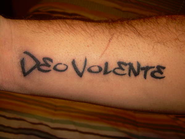 right forearm tattoo