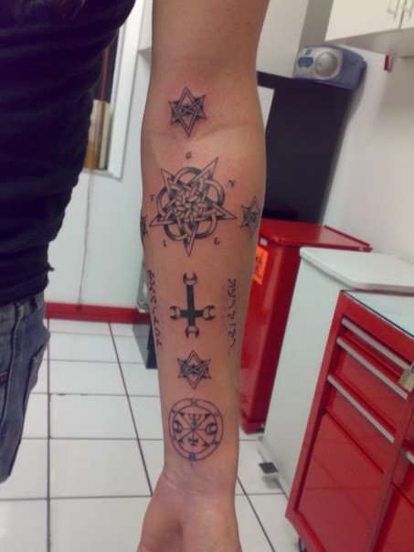 Myriad of religions tattoo