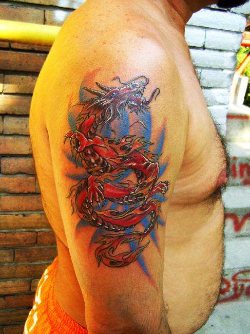 dragon tattoo