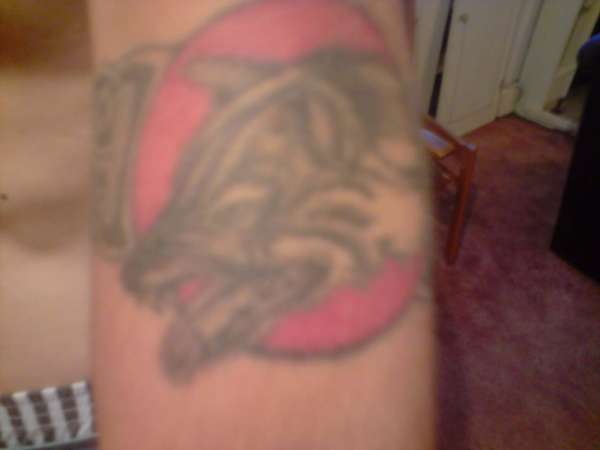 wolf band 1 tattoo