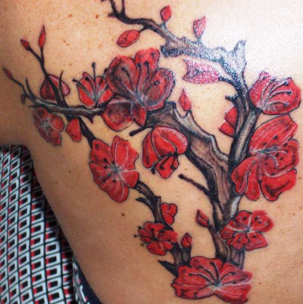Okinawa Cherry Blossoms tattoo
