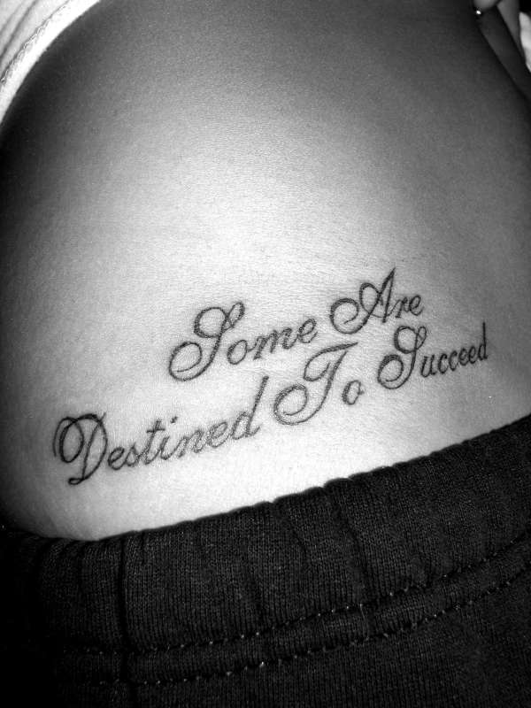 Quote (clearer pic) tattoo