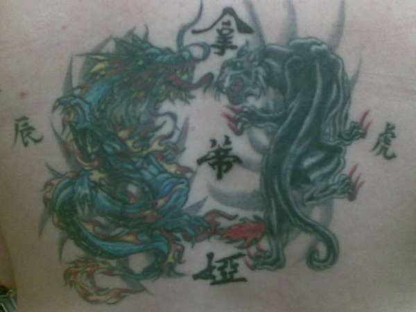 Tribal Dual tattoo