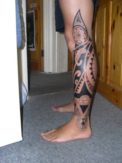 TAHITI,TRIBAL,MAORI,Polynesia AND OWN DESIGN tattoo