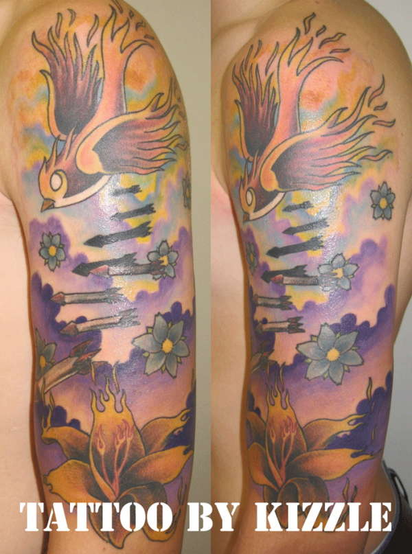 Bird Bombs tattoo