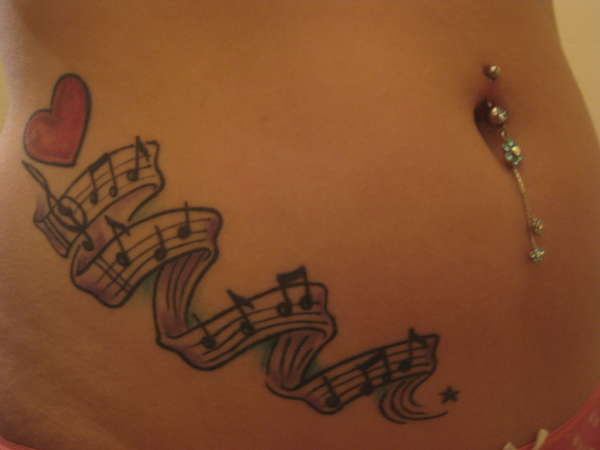 music! tattoo