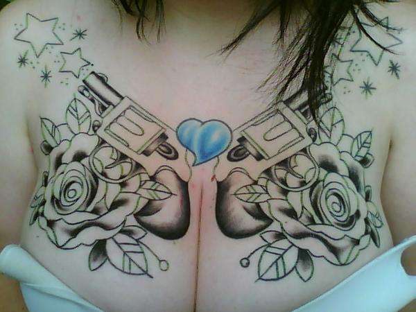 Chest piece (not finished yet) tattoo