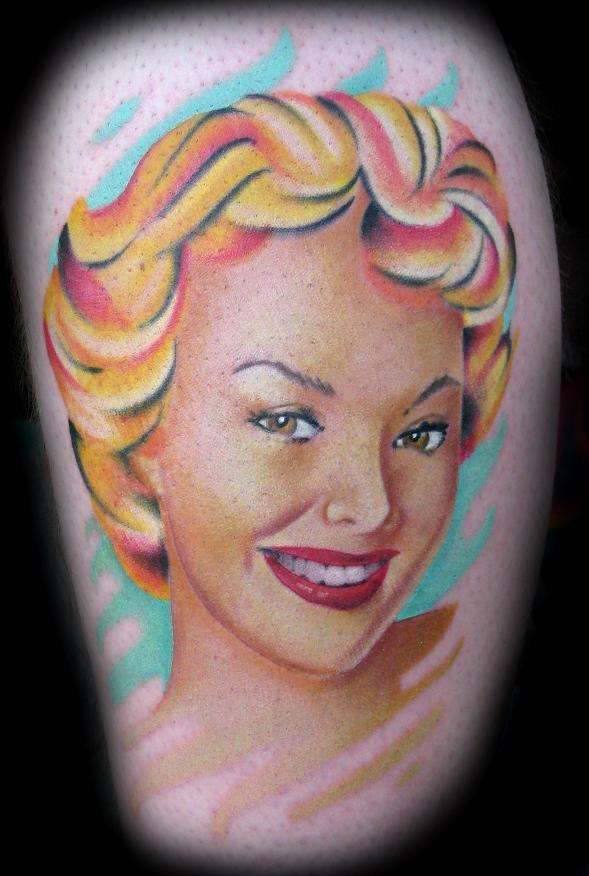 Pin up Girl tattoo