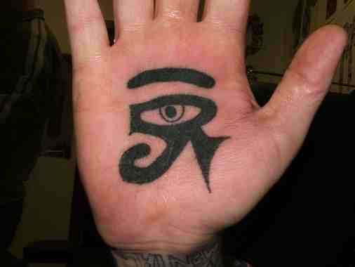 pam of hand tattoo