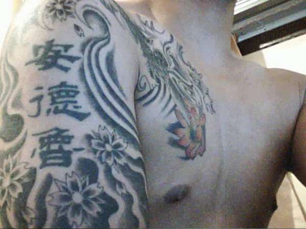 Continuation of my koi tattoo