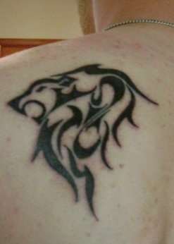 Leo Sign, Lion Head tattoo