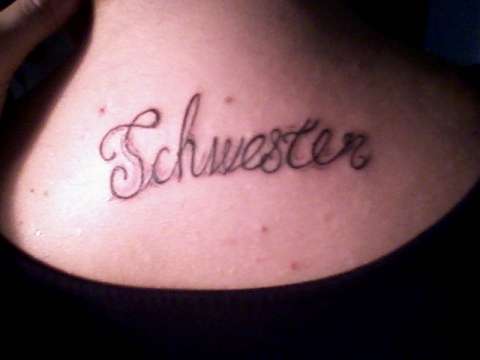 Sister tattoo