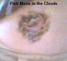 Pink Moon in the Clouds tattoo