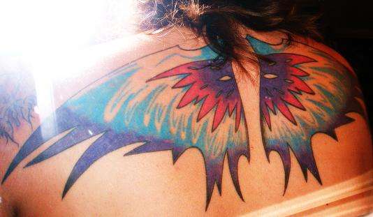 wings tattoo