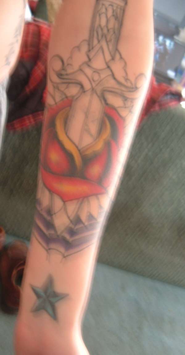 Forearm tattoo