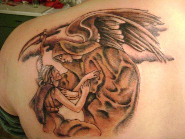 angel of death tattoo