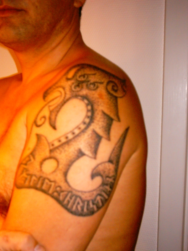 Viking style tattoo