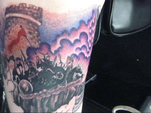 frazetta sleeve tattoo