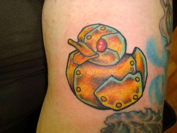 Cyborg Duckie tattoo