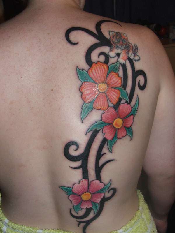 cath's back tattoo