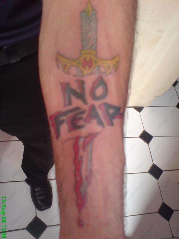 no fear tattoo