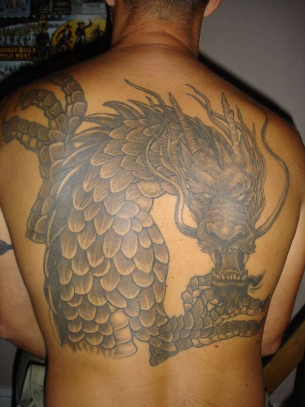 backdragon tattoo