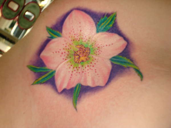 Helleborus Flower tattoo